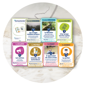 Jeu des 7 familles pour Communauté de communes Méditerranée Porte des Maures