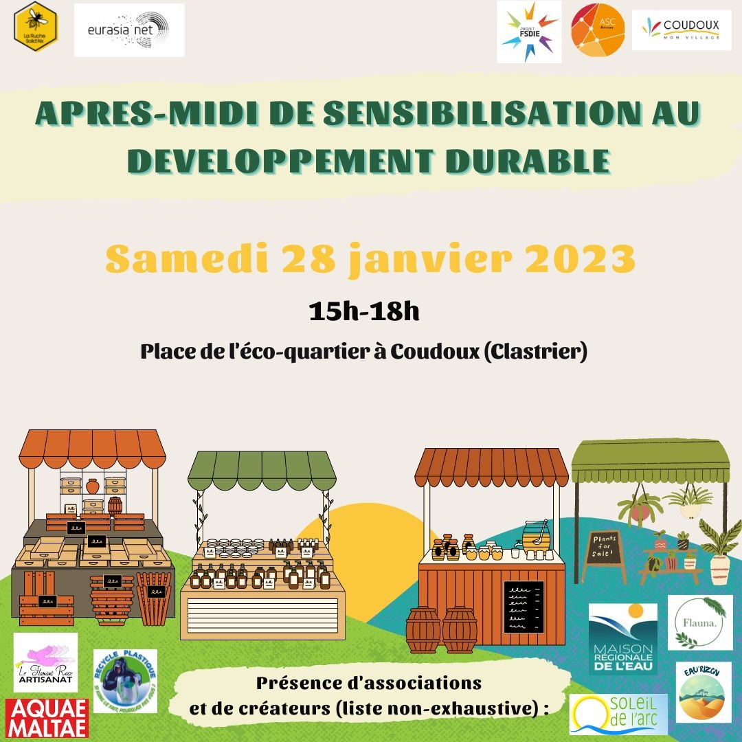 28 janvier 2023 à Coudoux : après-midi « Sensibilisation au développement durable »
